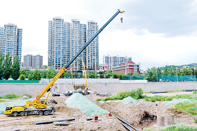 西上莊綜合管網建設工程 施工正酣，城市“生命線”加速升級
